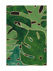 Monstera Yaprakları N1 - Fine Art Poster