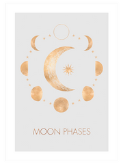 Moon Phases - Fine Art Poster