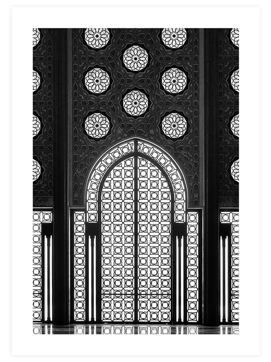 Moroccan Door Poster - Giclée Baskı