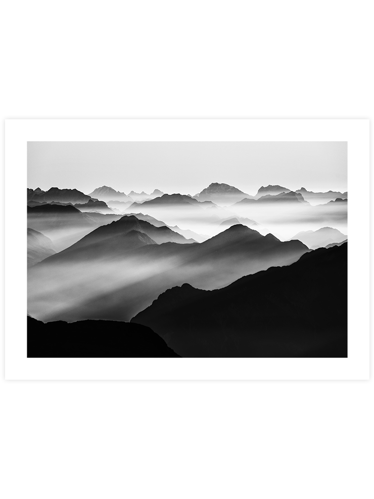 Mountains - Art Print Fotoğraflar Poster