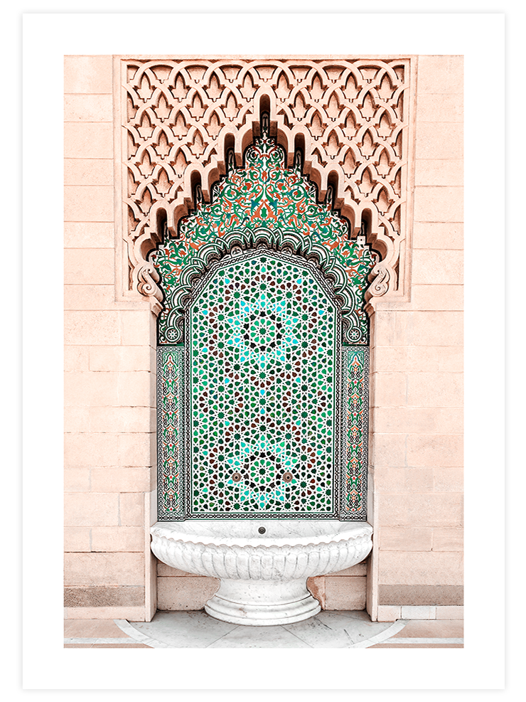 Mozai̇kli̇ Çeşme - Art Print Fotoğraflar Poster