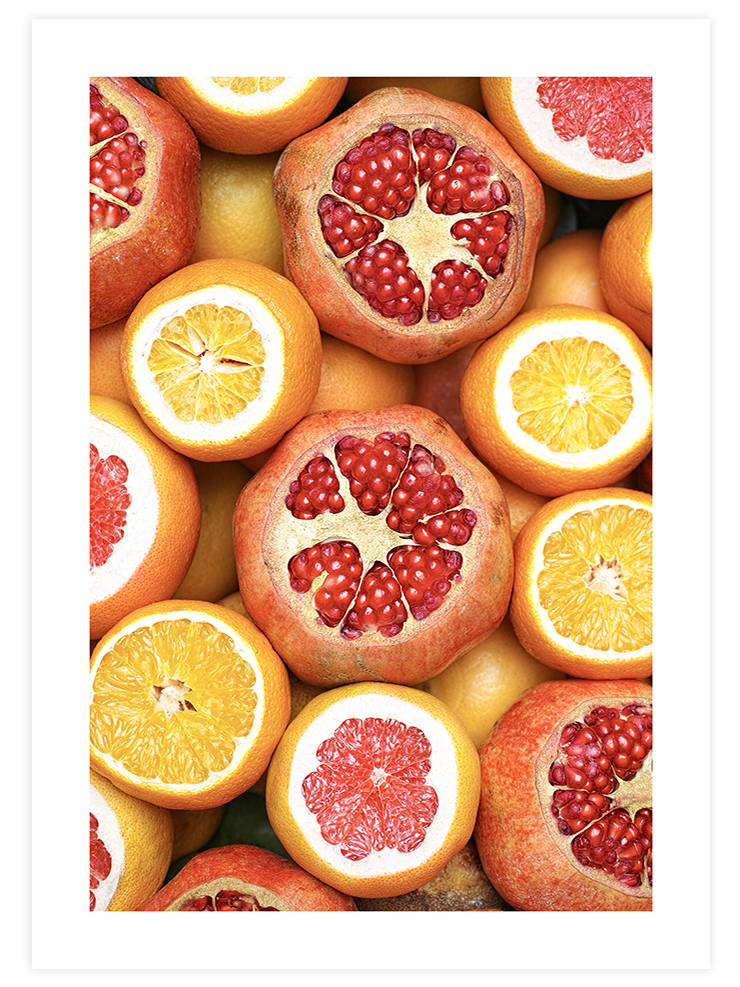 Nar Ve Portakal - Art Print