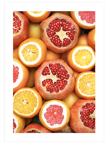 Nar Ve Portakal - Art Print