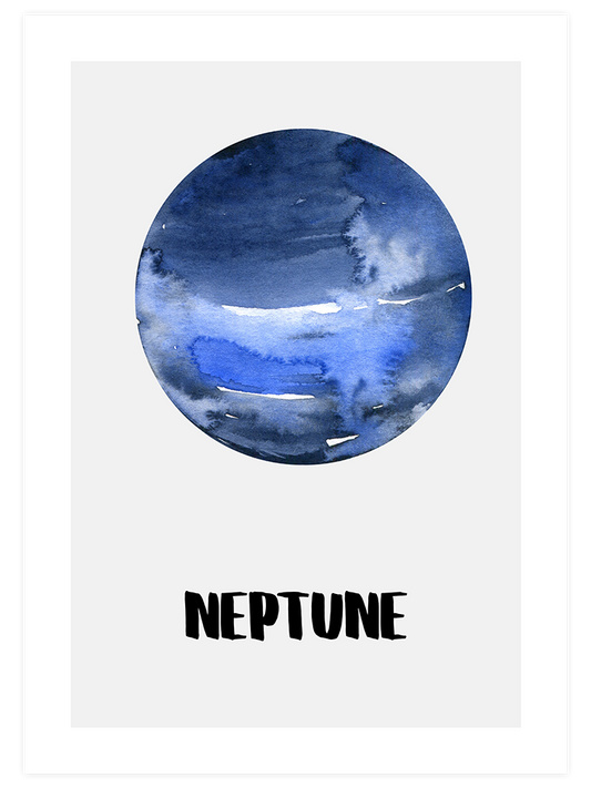 Neptune Poster - Giclée Baskı