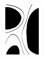 Noir Sur Blanc N2 - Art Print