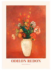 Odilon Redon Bouquet In A Chinese Vase - Fine Art Poster