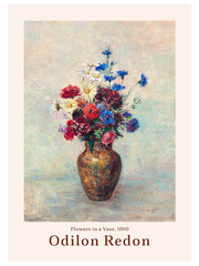 Odilon Redon Flowers In A Vase - Fine Art Poster