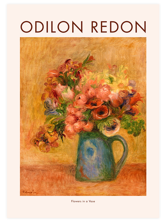 Odilon Redon Vase Of Flowers N3 - Fine Art Poster