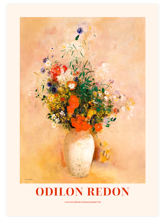 Odilon Redon Vase Of Flowers Poster - Giclée Baskı
