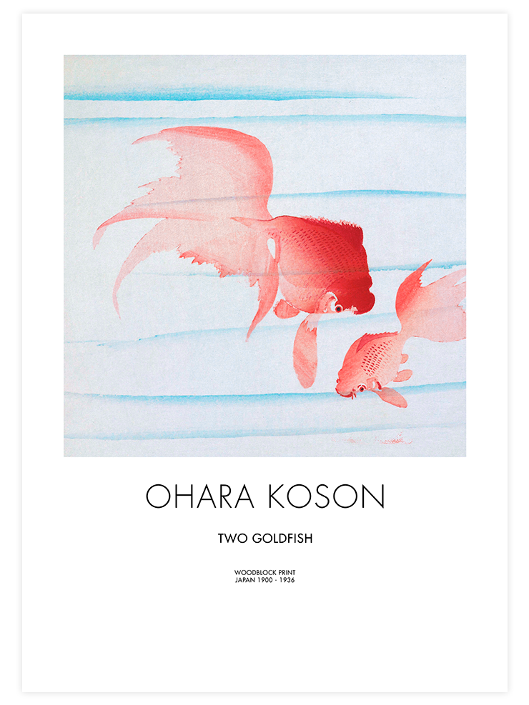 Ohara Koson Two Goldfish - Art Print Ürün ana görseli
