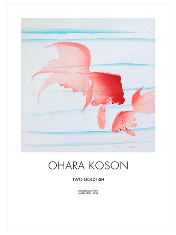 Ohara Koson Two Goldfish - Art Print