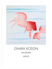 Ohara Koson Two Goldfish Poster - Giclée Baskı