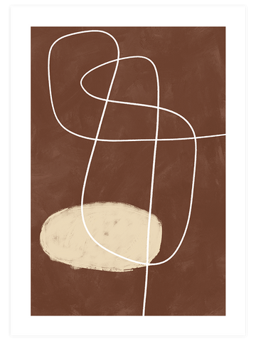 Organic Lines 3 - Art Print