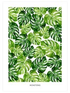 Palmiye Ağacı Yaprakları N2  - Art Print