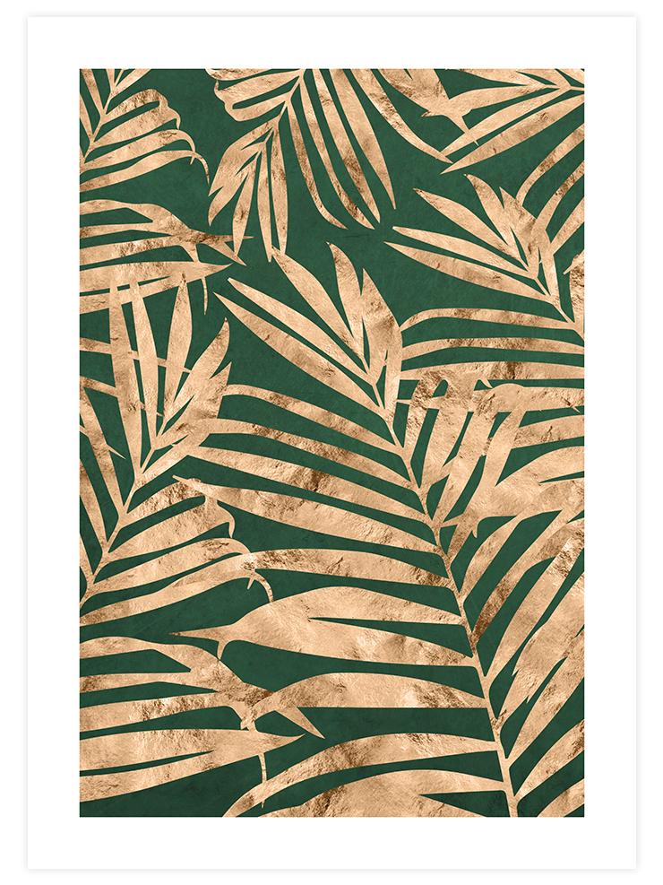 Palmiye Yaprakları N3 - Art Print