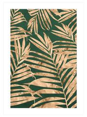 Palmiye Yaprakları N3 Poster - Giclée Baskı