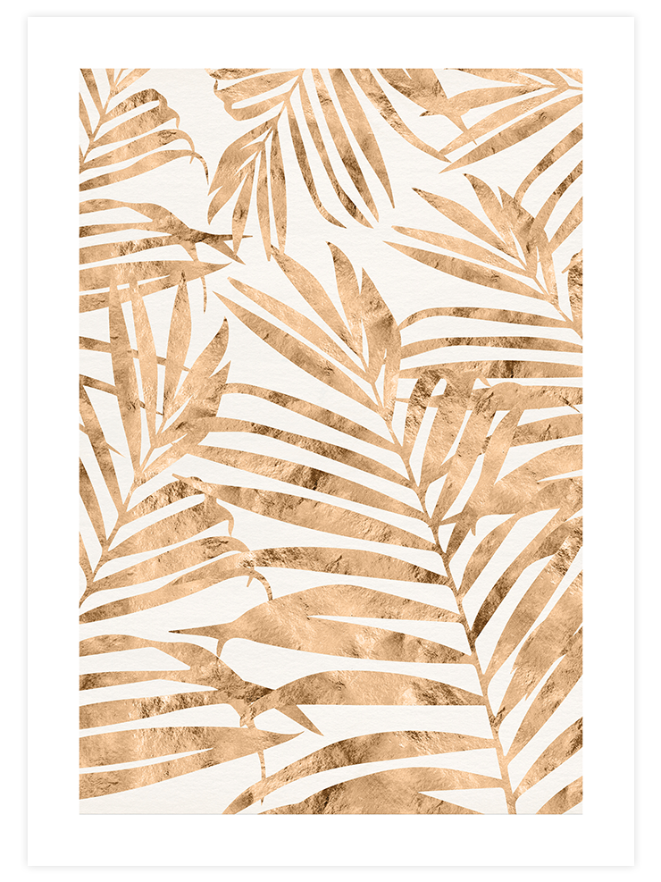 Palmiye Yaprakları N1 - Art Print