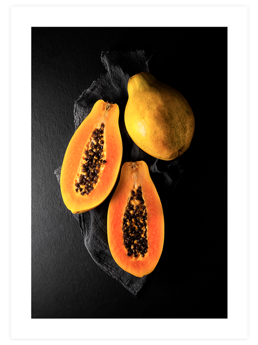 Papaya Poster - Giclée Baskı