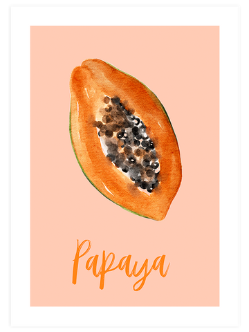 Papaya - Art Print