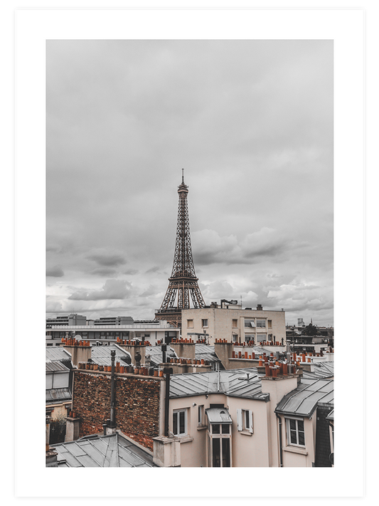 Paris Je T'aime Poster - Giclée Baskı