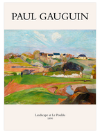 Paul Gauguin Landscape At Le Pouldu - Art Print