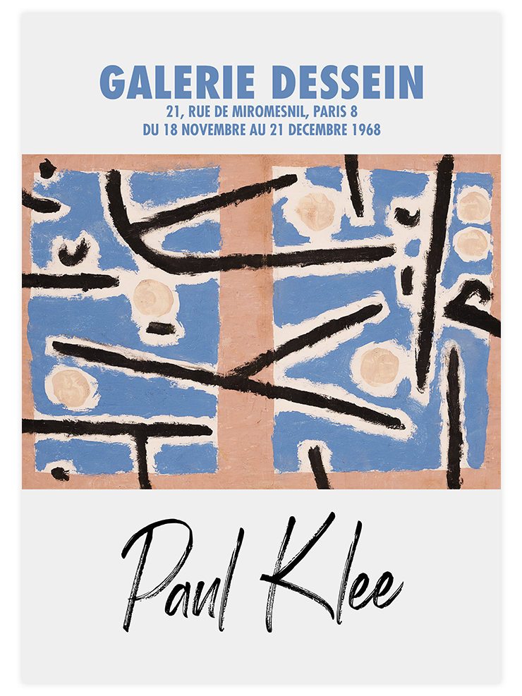 Paul Klee Afiş N6 - Art Print Ürün ana görseli
