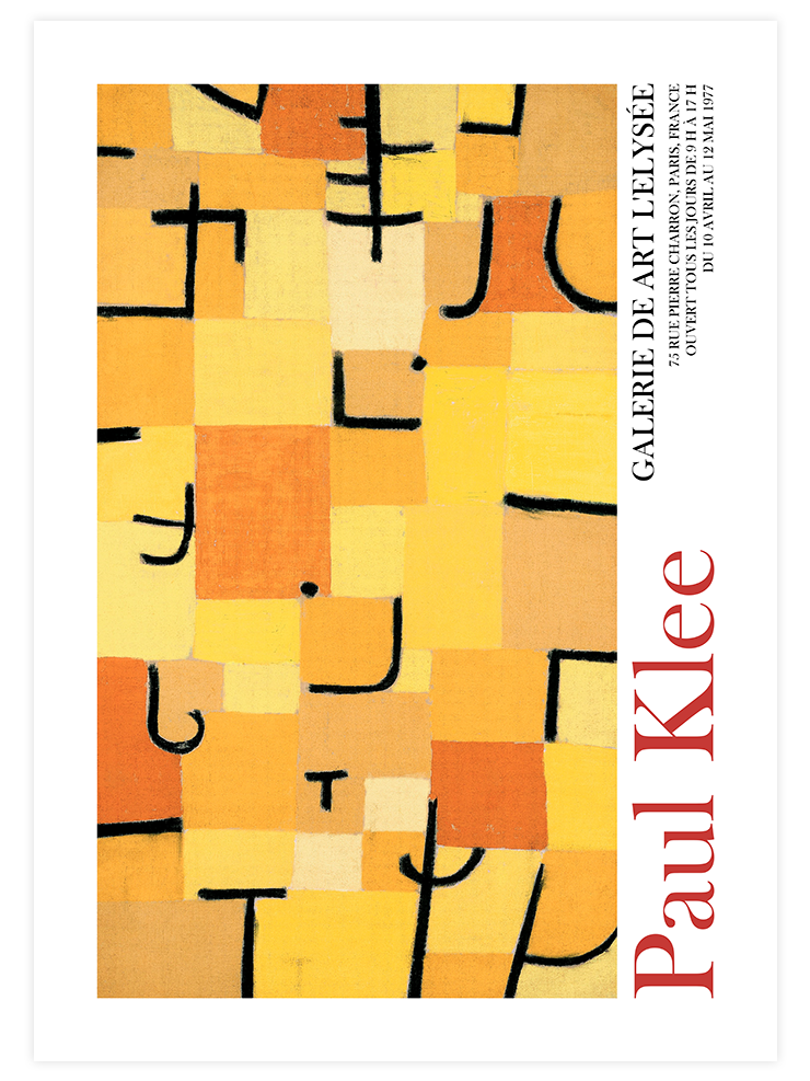 Paul Klee Afiş N7 - Art Print Ürün ana görseli