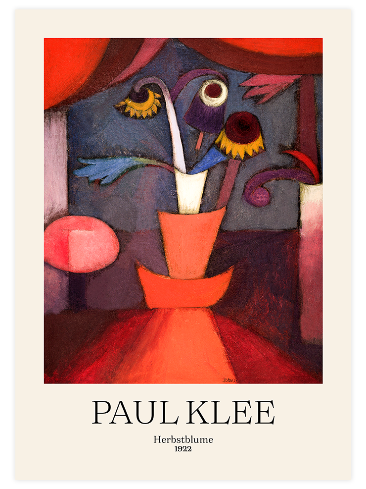 Paul Klee Autumn Flower - Art Print