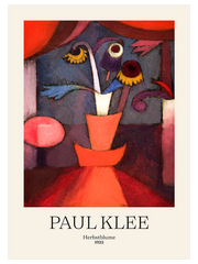 Paul Klee Autumn Flower - Fine Art Poster