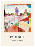 Klee Hammamet With Its Mosque - Art Print