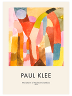 Klee Movement Of Vaulted Chambers - Art Print