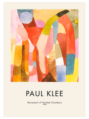 Paul Klee Movement Of Vaulted Chambers - Fine Art Poster