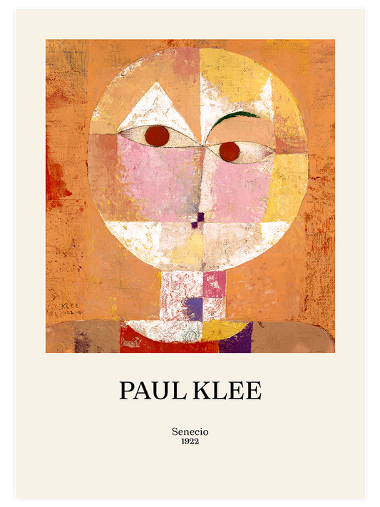 Paul Klee Senecio - Fine Art Poster