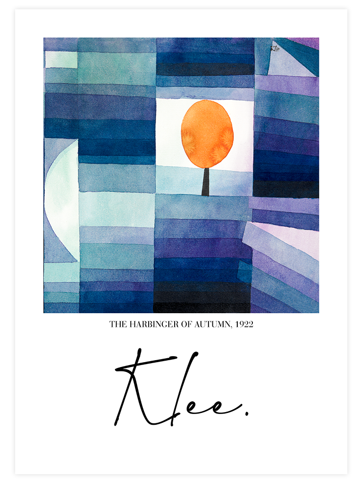Klee The Harbinger Of Autumn - Art Print Ürün ikincil görseli
