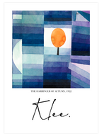 Klee The Harbinger Of Autumn - Art Print