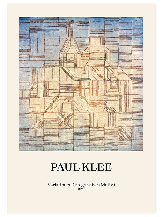 Paul Klee Variations Poster - Giclée Baskı