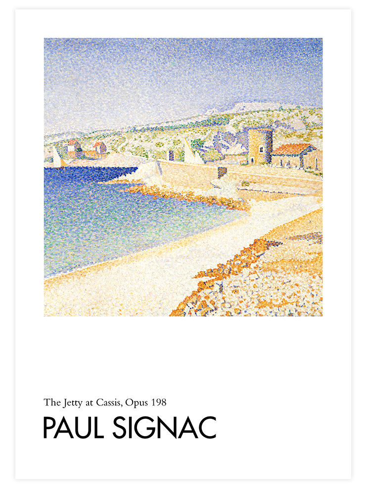 Paul Signac The Jetty At Cassis - Art Print Ürün ana görseli