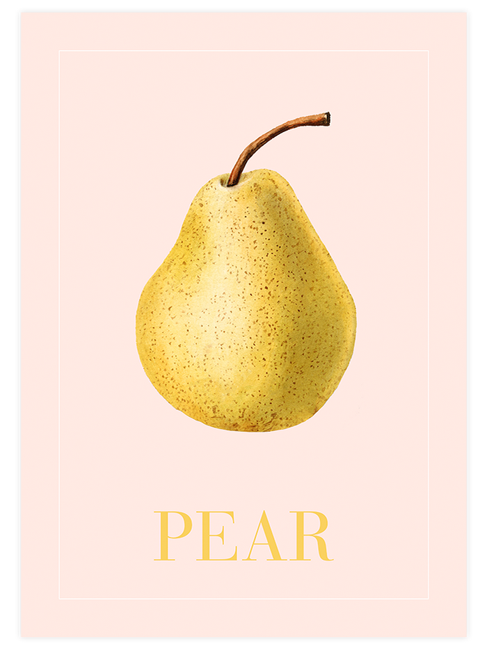 Pear - Art Print Mutfak Poster