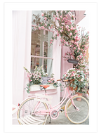 Pembe Bisiklet - Art Print