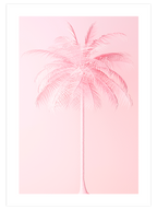 Pembe Palmiye - Art Print