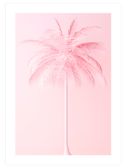 Pembe Palmiye - Fine Art Poster