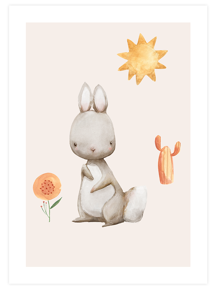 Petit Lapin - Art Print