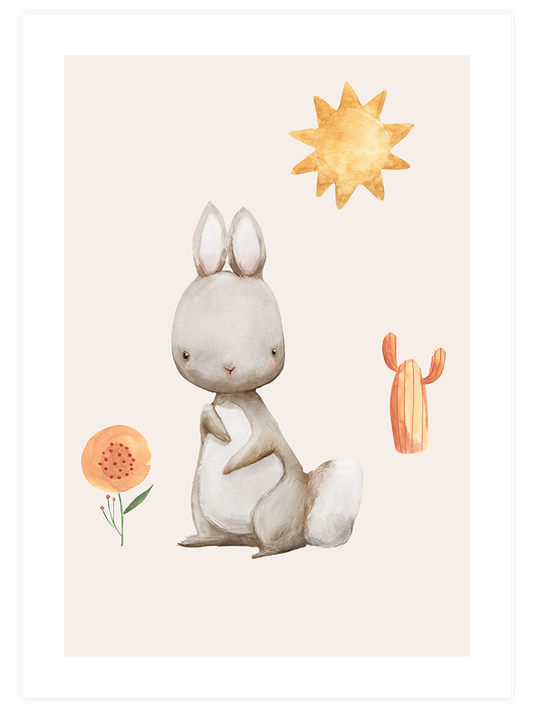 Petit Lapin - Art Print