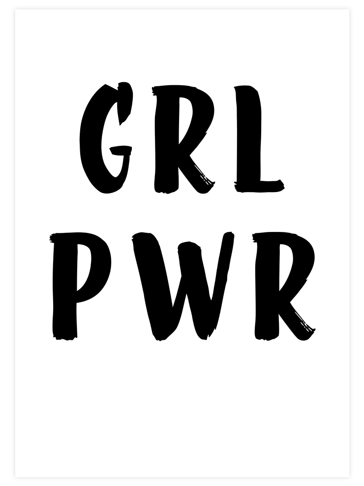 Grl Pwr N2 - Art Print Ürün ana görseli