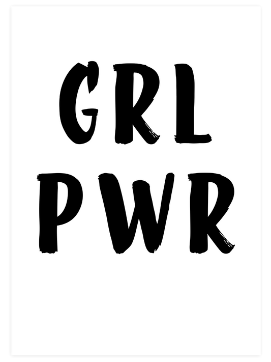 Grl Pwr N2 Poster - Giclée Baskı