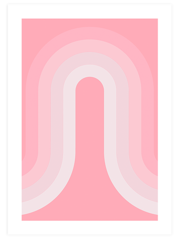Pink Arch - Art Print