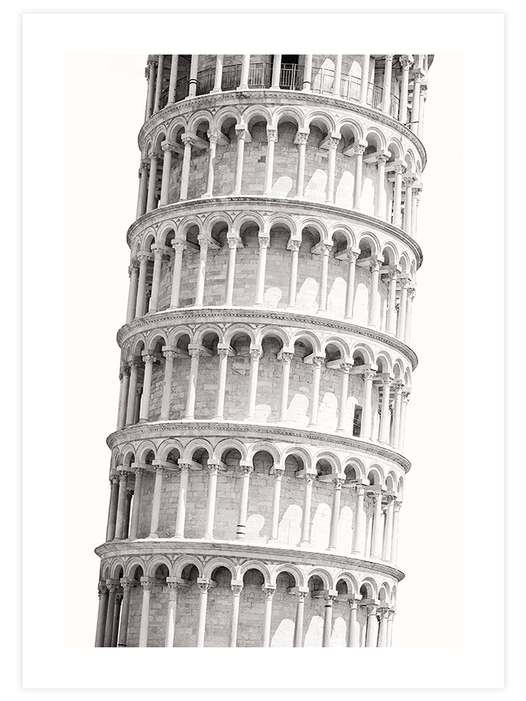 Pisa Kulesi N2 - Art Print Fotoğraflar Poster