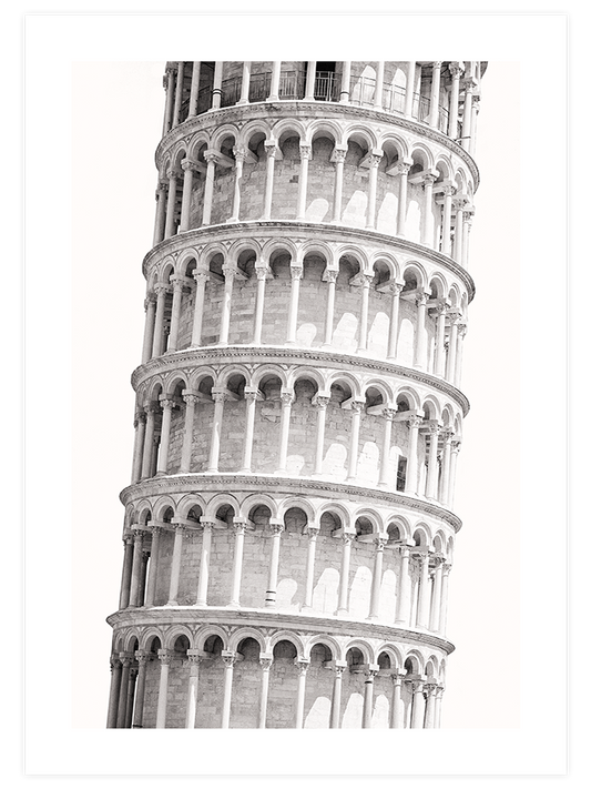 Pisa Kulesi N2 Poster - Giclée Baskı
