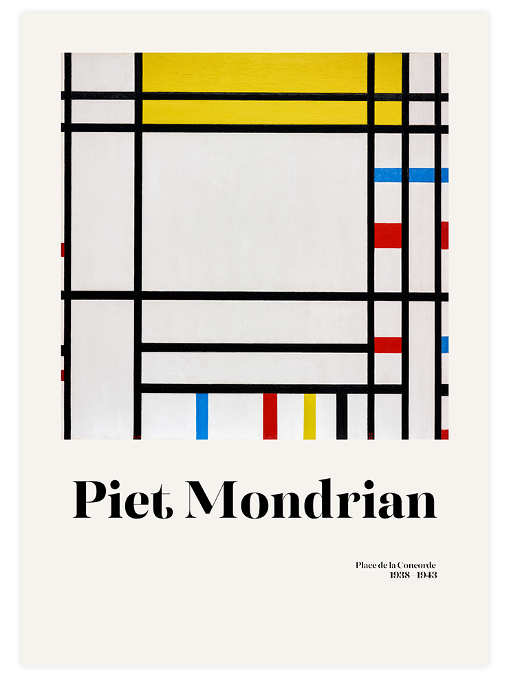 Mondrian Place De La Concorde - Art Print