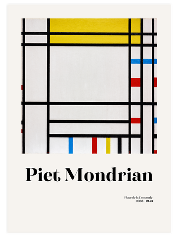 Mondrian Place De La Concorde - Art Print